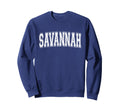 Savannah Ga Georgia Usa Sweatshirt - Casual Everyday Wear for Adults