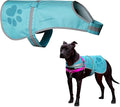 Dog Reflective Vest – Hi-Vis Fluorescent Visibility That Helps to Safeguard Your Pet On/Off Leash in Urban & Rural Areas (Teal, Small)
