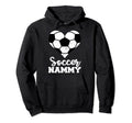 Soccer Nammy Funny Soccer Heart Grandma Hoodie - Novelty Apparel Unisex