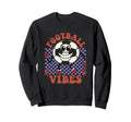 Football Vibes Exciting Happy Soccer Sweatshirt - Graphic Print Men Women