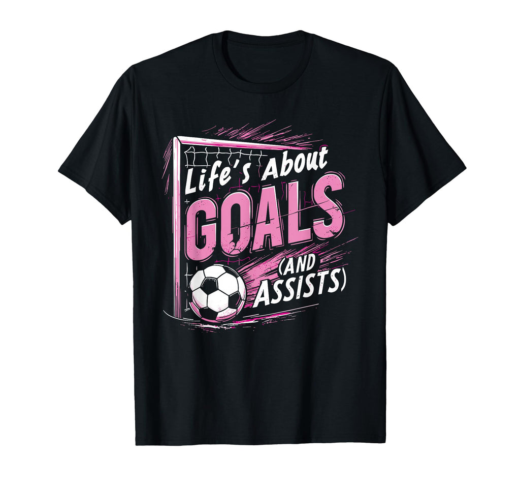 Soccer Soccer Player Lifes About T-Shirt - Minimalist Print Men Women