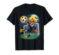 Pumpkin Head Goalkeeper Soccer T-Shirt - Streetwear Style Men Women