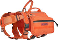 Onetigris Dyno Outdoor Harness for Dogs with Pockets, Front Range Pack, Saddle Bag Dog Hiking Vest with Handles