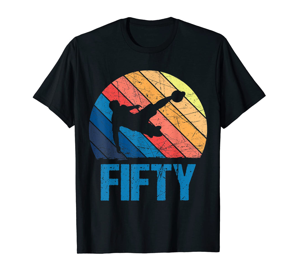50Th Birthday Soccer 50 Years Old T-Shirt - Novelty Apparel for Adults
