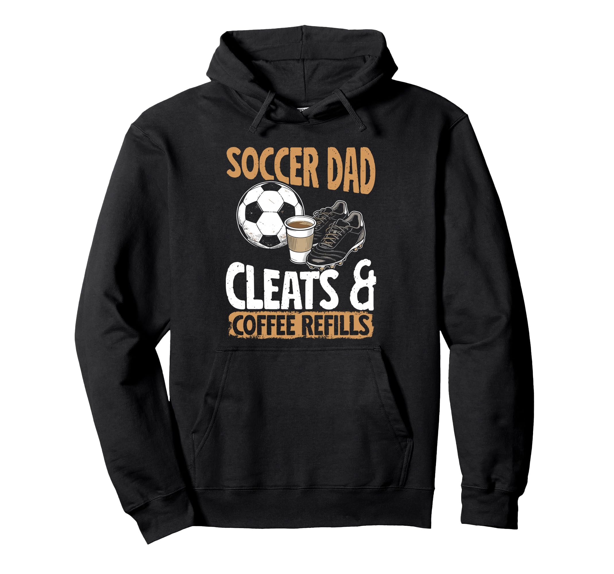 Soccer Dad Coffee Lover Hoodie - Fun Novelty Design Unisex