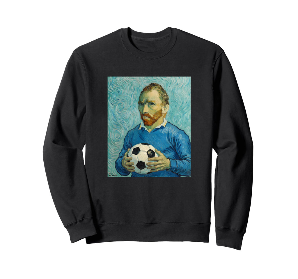 Vincent Loves Football And Soccer Sweatshirt - Custom Art Print for Adults