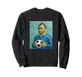 Vincent Loves Football And Soccer Sweatshirt - Custom Art Print for Adults
