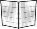 FXW Homeplus Unleashed Indoor Dog Playpen - Stress-Free and Safe Play, Heavy Duty 40 Inch 2 Wire Panels Dog Pen for Medium and Large Dogs, Black│Patented