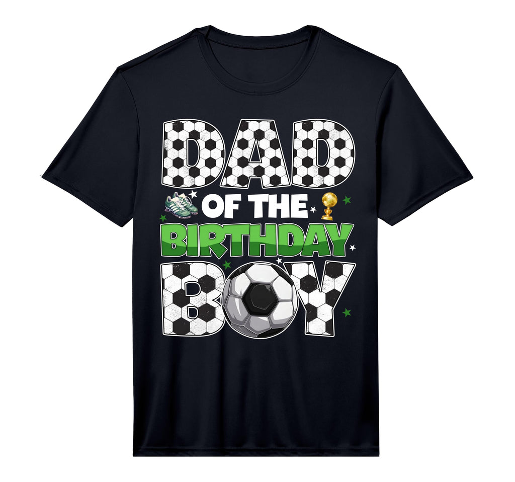 Mens Dad Birthday Soccer Party Family T-Shirt - Unique Graphic for Adults