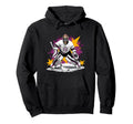Ice Hockey Player Goalkeeper Ice Hoodie - Streetwear Style Men Women