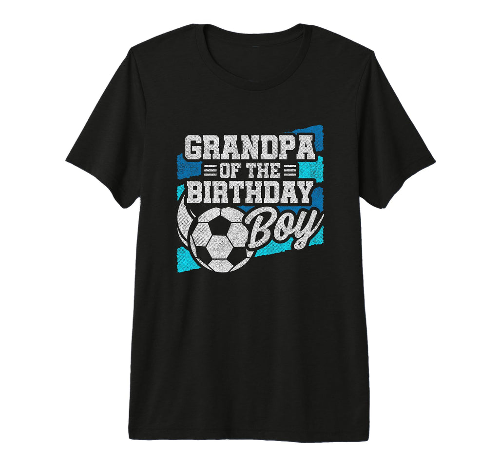 Soccer Birthday Birthday Grandpa T-Shirt - Minimalist Print for Adults