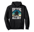 Ice Hockey Goalie Goalkeeper Keep Hoodie - Minimalist Print for Adults