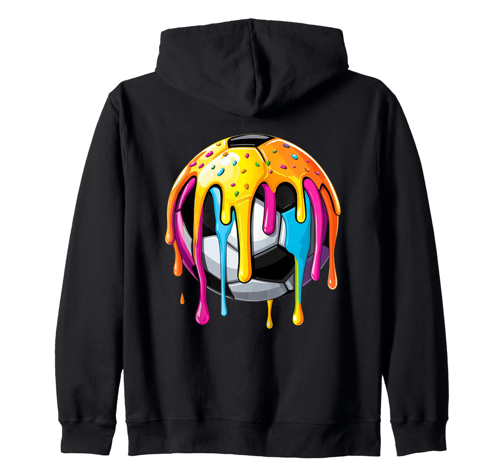 Colorful Soccer Accessories Drip Vibe T-Shirt - Custom Art Print Men Women