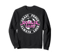 Crazy Proud Soccer Goalie Aunt Sweatshirt - Aesthetic Graphic for Adults