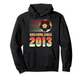 Awesome Since 2013 Soccer 13Th Hoodie - Casual Everyday Wear Men Women