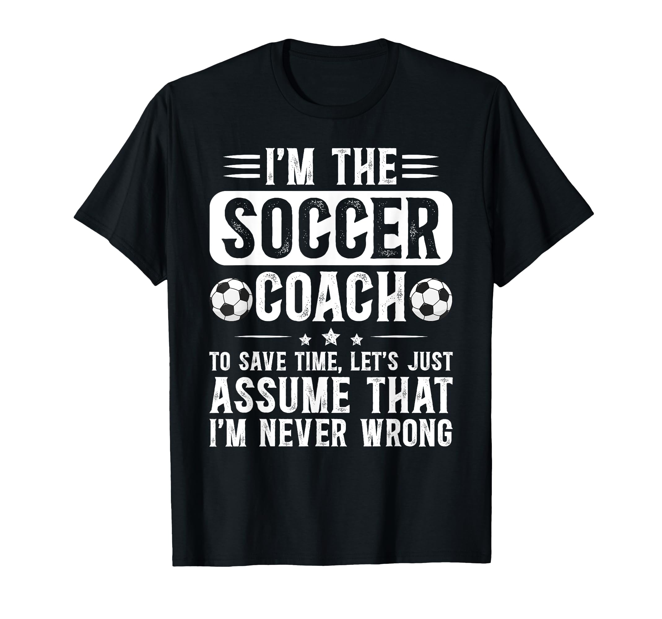 Im Soccer Coach Soccer Coaching T-Shirt - Minimalist Print Men Women