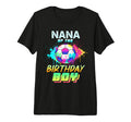 Nana Birthday Soccer Ball Colorful T-Shirt - Custom Art Print Men Women