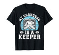 Proud Hockey Keeper Papa Ice Hockey T-Shirt - Streetwear Style for Adults