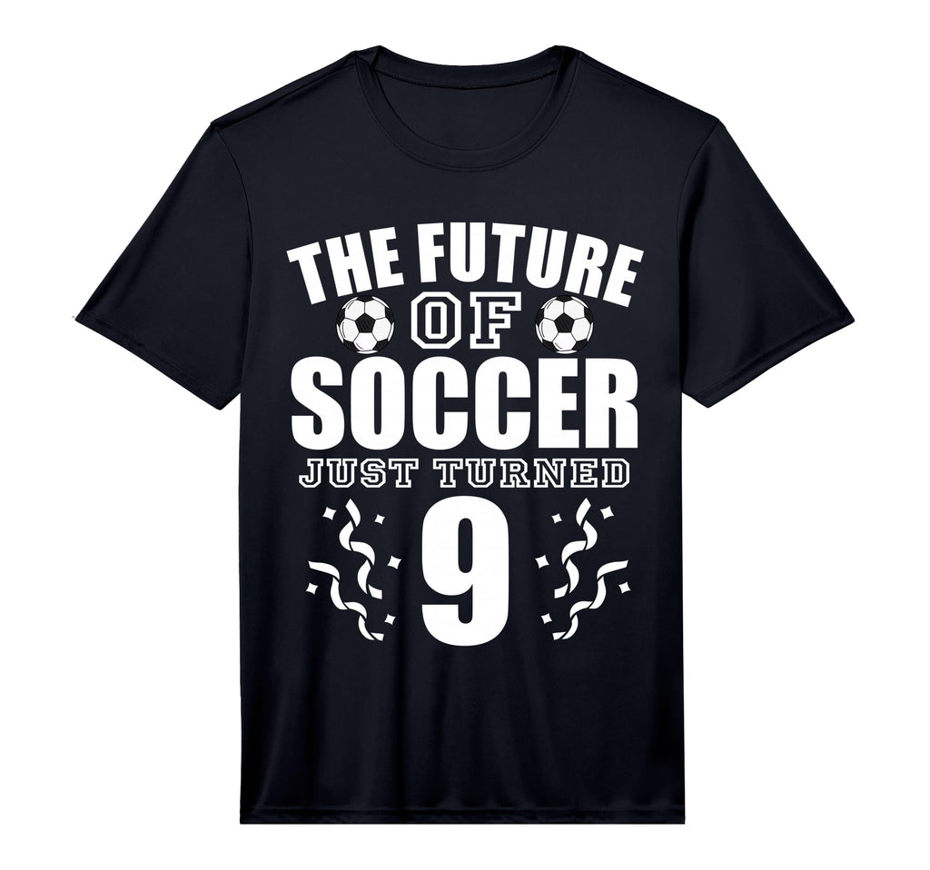 Future Soccer Just Turned 9Th T-Shirt - Fun Novelty Design for Adults