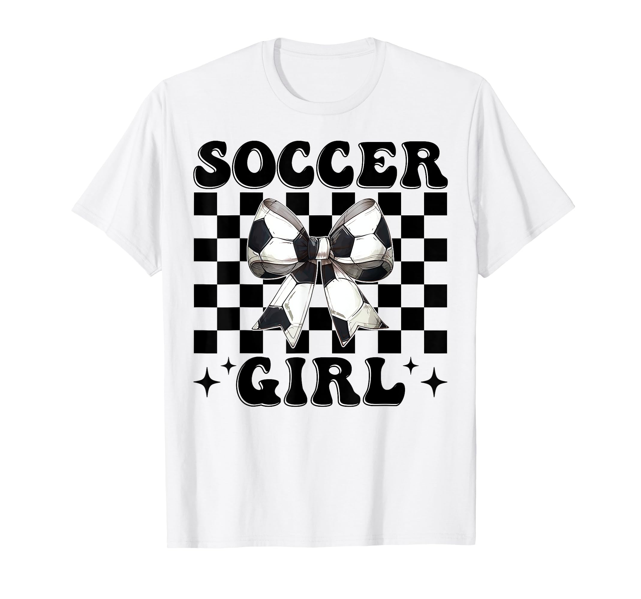 Womens Coquette Bow Ribbon Soccer Player Hoodie - Unique Graphic Unisex