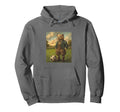 Funny Bear Playing Soccer Weird Bear Hoodie - Custom Art Print Men Women