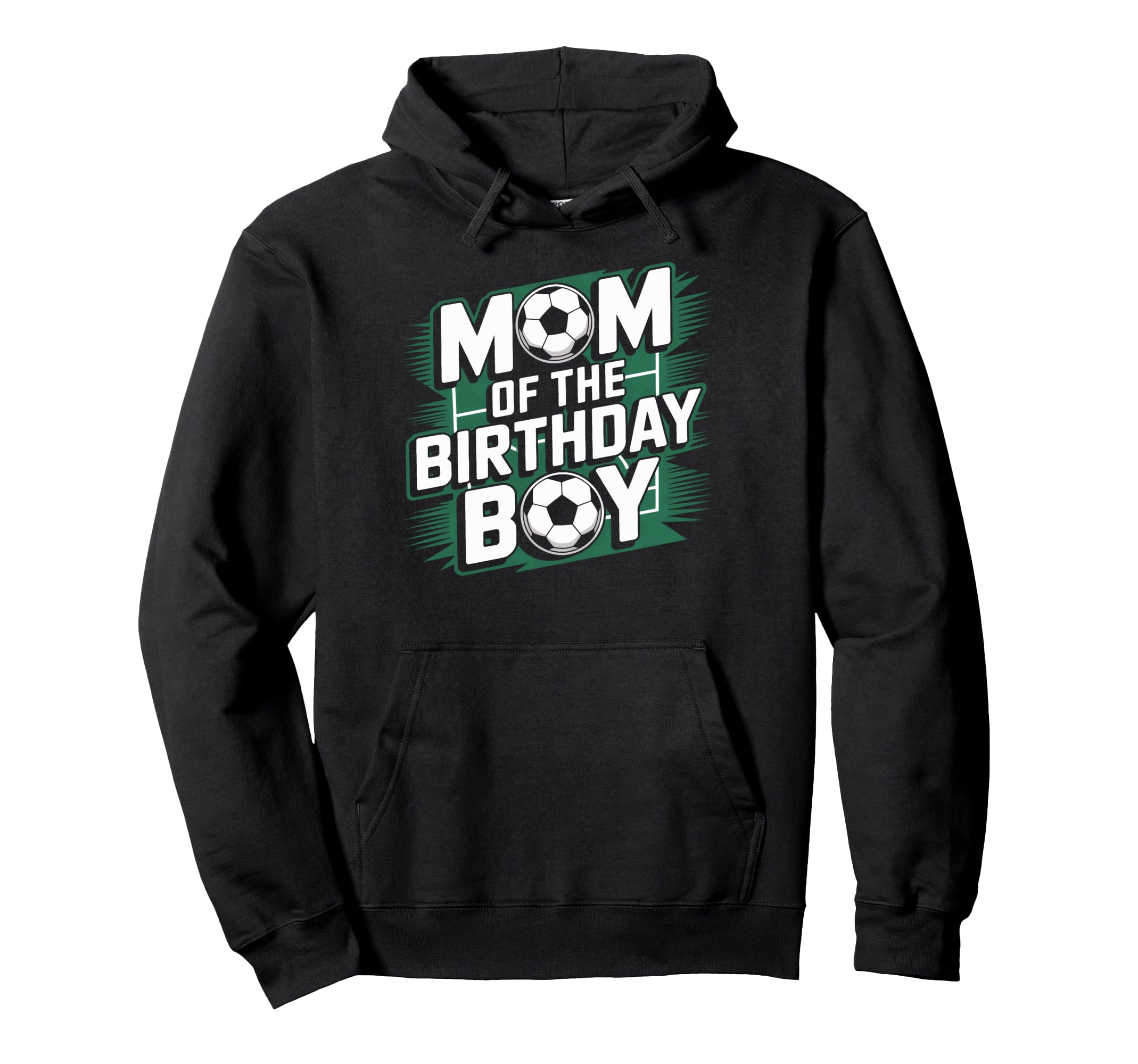 Mom Birthday Soccer Game Day Soccer Hoodie - Custom Art Print Men Women