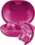 JLab JBuds Sport ANC 4 True Wireless Bluetooth Earbuds + Charging Case, Pink, Swipe + Touch Controls, Hybrid Active Noise Cancelation, Multipoint Connect, Customized Settings App
