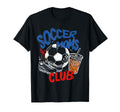 Soccer Moms Club Game Day Mothers T-Shirt - Minimalist Print for Adults