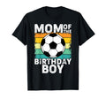 Mom Birthday Soccer Birthday Party T-Shirt - Unique Graphic Men Women