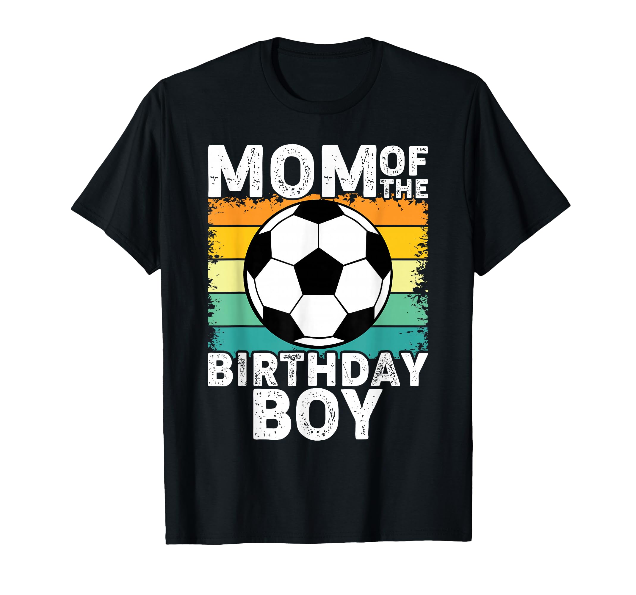 Mom Birthday Soccer Birthday Party T-Shirt - Unique Graphic Men Women