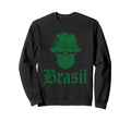 Brazil Gift Flag Brazilian Fan Samba Sweatshirt - Graphic Print for Adults