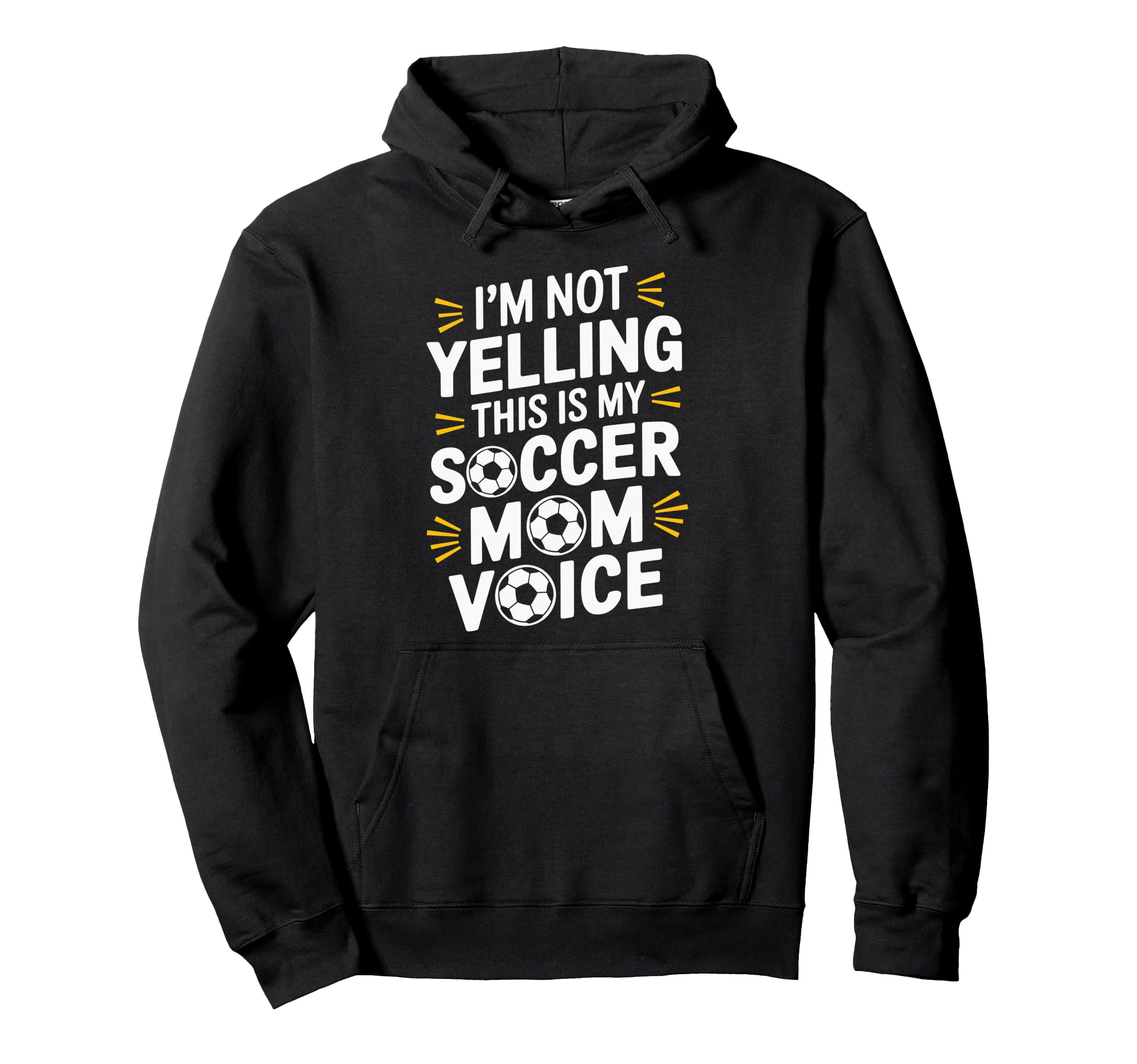 This Is My Soccer Mom Voice Goalkeeper Hoodie - Streetwear Style Men Women
