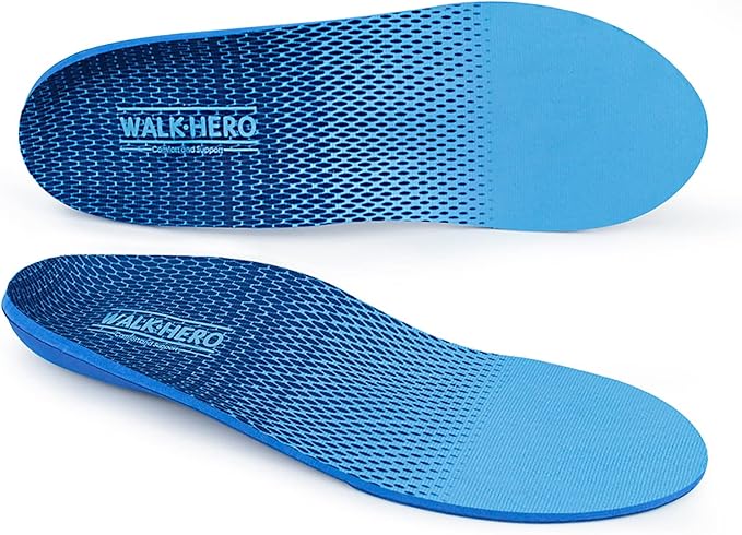 Plantar Fasciitis Feet Insoles Arch Supports Orthotics Inserts Relieve Flat Feet, High Arch (Mens 12-12 1/2 | Womens 14-14 1/2)