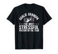 Funny Soccer Goalie Grandpa Soccer T-Shirt - Casual Everyday Wear Unisex