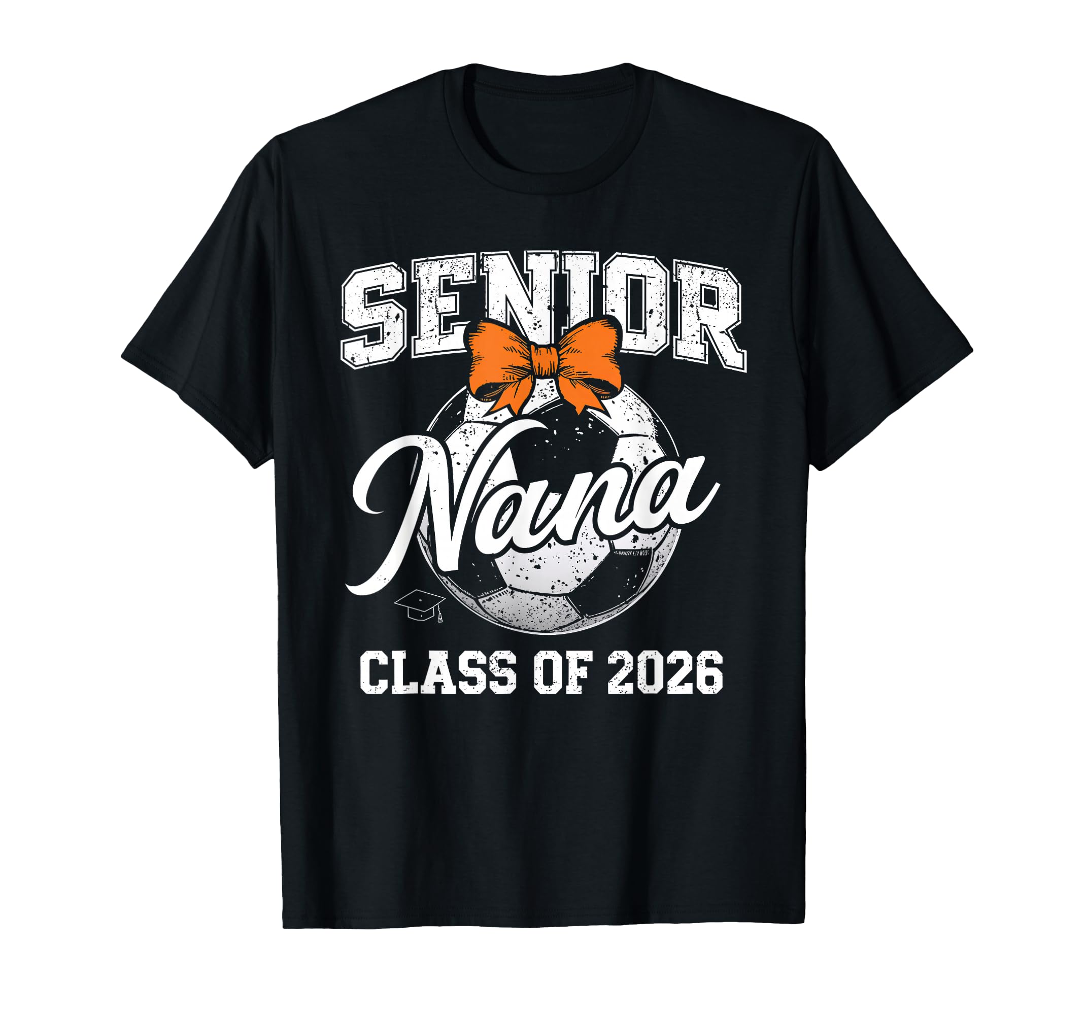 Senior Nana 2026 Soccer Mama Coquette T-Shirt - Unique Graphic for Adults
