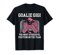 Funny Hockey Goalie Gigi Hockey Keeper T-Shirt - Graphic Print Men Women