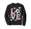 I Love Soccer Goalie Player Fan Sweatshirt - Aesthetic Graphic for Adults