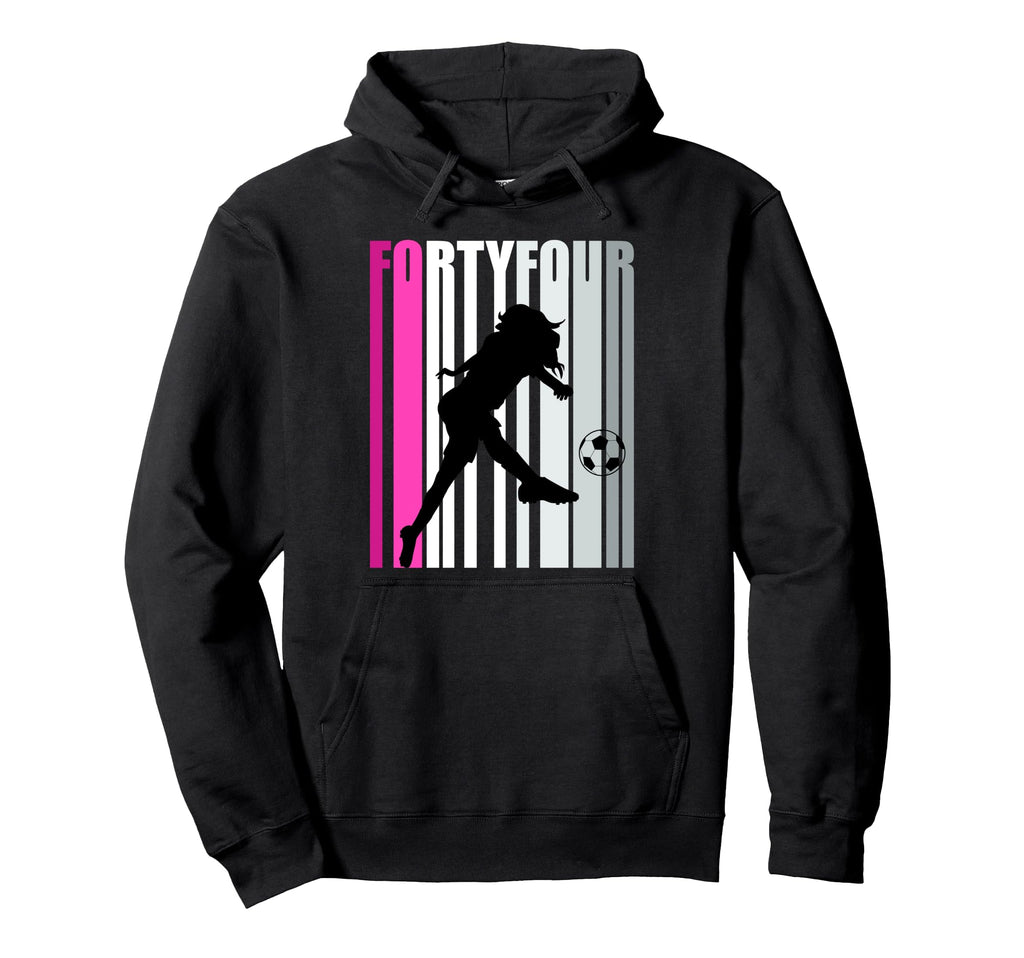 Womens 44Th Soccer Birthday Loves To Play Hoodie - Graphic Print Unisex