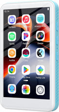 160GB MP3 Player with Bluetooth and WiFi, SWOFY D08 Android 13 OS MP3 & MP4 Players with 4" Touchscreen and HD Speaker,Music Players with Spotify,Pandora, Audible, Amazon Music, Play Store, FM Radio