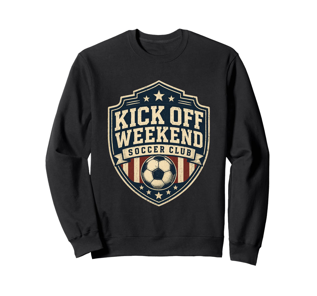 Football Collection Kick Off Sweatshirt - Trendy Graphic for Adults