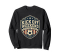 Football Collection Kick Off Sweatshirt - Trendy Graphic for Adults