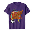 Funny Soccer Thanksgiving Dabbing T-Shirt - Streetwear Style Men Women