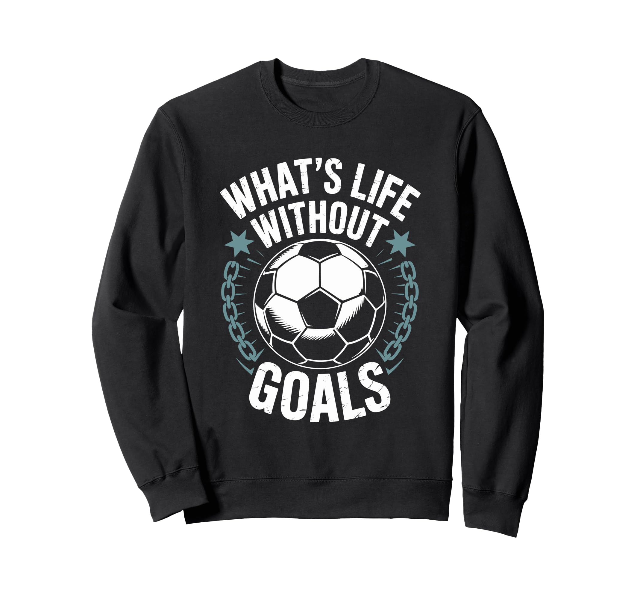 Team Soccer Player Lover Whats Sweatshirt - Casual Everyday Wear Unisex