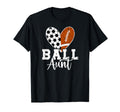Ball Aunt Heart Soccer Football Aunt T-Shirt - Aesthetic Graphic for Adults