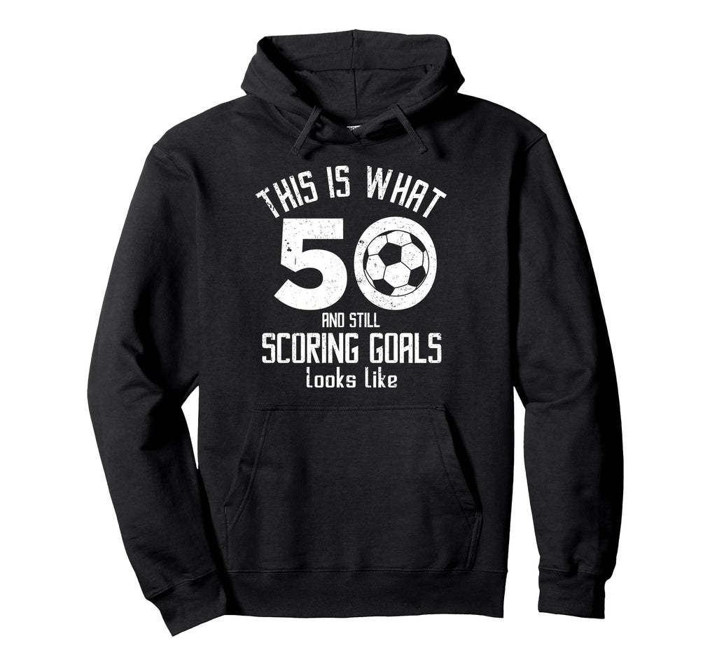 Funny Soccer 50Th Birthday 50 Years Hoodie - Minimalist Print Men Women