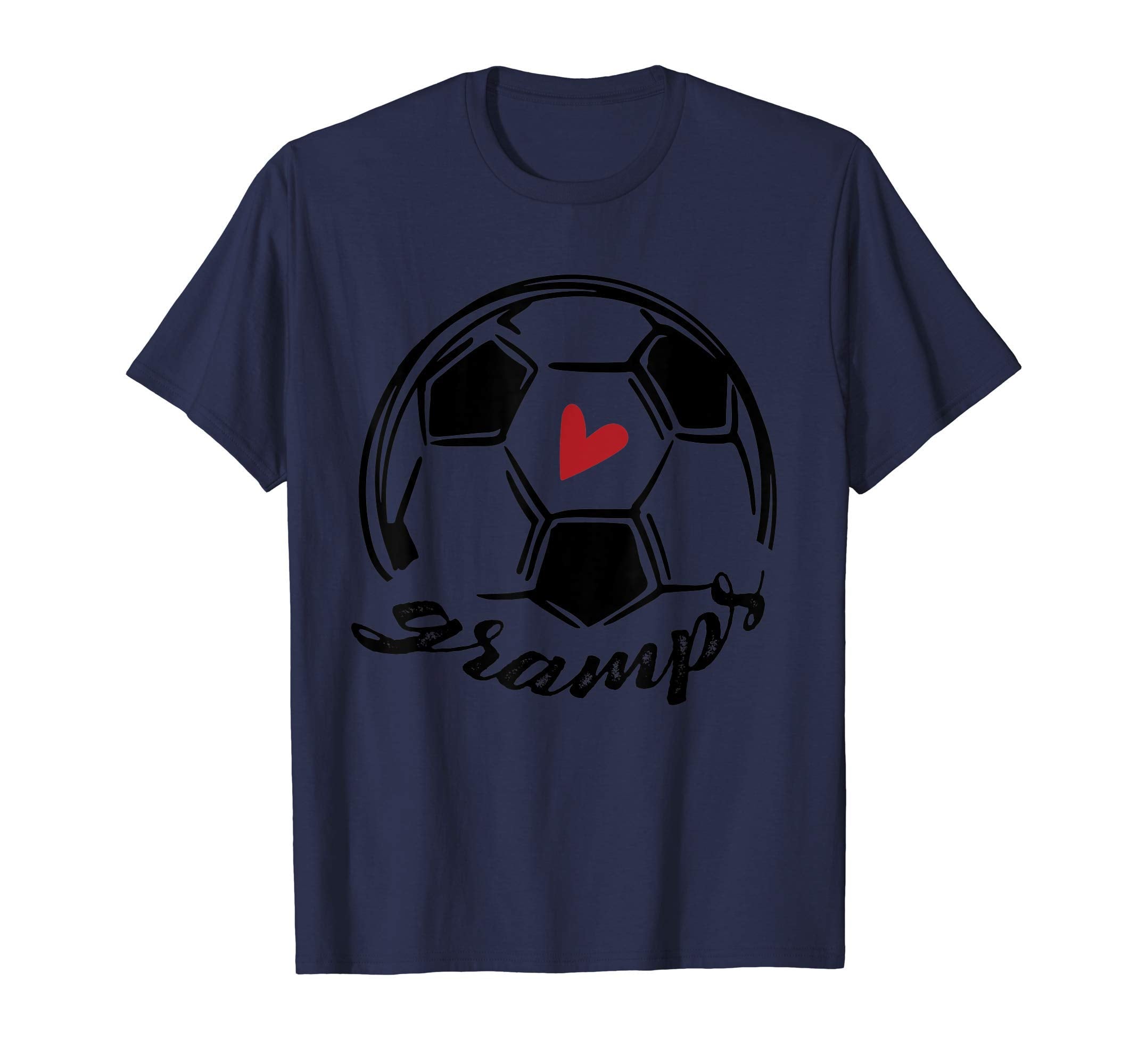 Soccer Gramps Funny Soccer Fathers Day T-Shirt - Custom Art Print Unisex