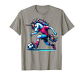 Footballer Unicorn Fans Soccer T-Shirt - Casual Everyday Wear for Adults