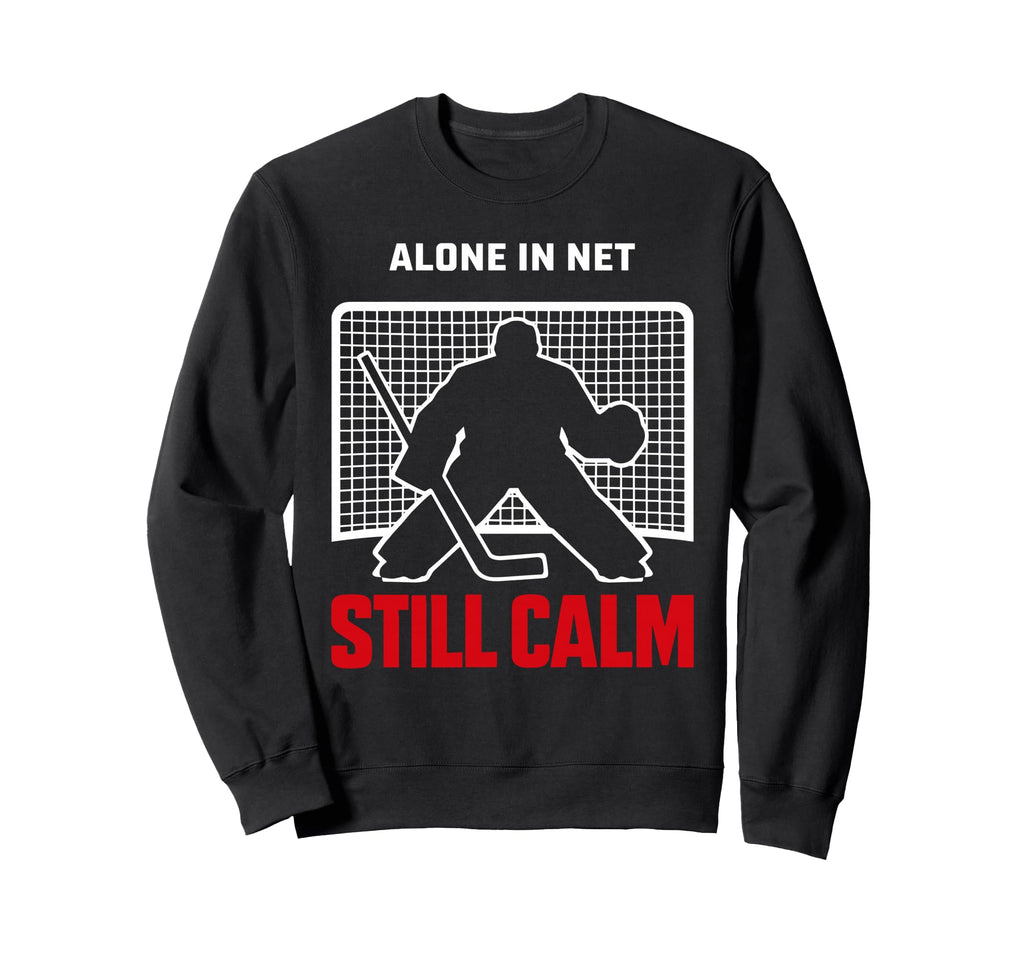 Hockey Goalie Goalie Life Hockey Sweatshirt - Minimalist Print Unisex