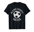 Blaine County Soccer Distressed 90S T-Shirt - Aesthetic Graphic Unisex