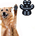 Dog Anti Slip Paw Grips Traction Pads,Dog Feet Stickers with Stronger Self-Adhesive Paw Pad Provide Traction for Senior, Injured Dogs,12 Sets (48 pcs) S Black